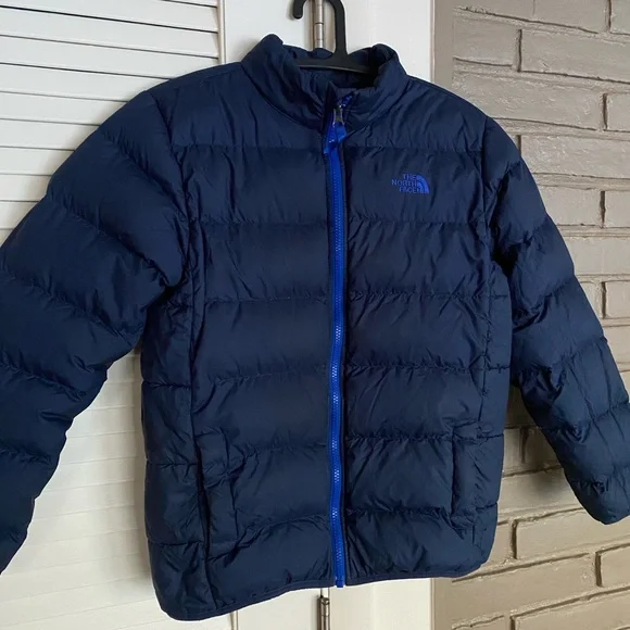 The North Face Kids Blue Puffer Jacket 14/16